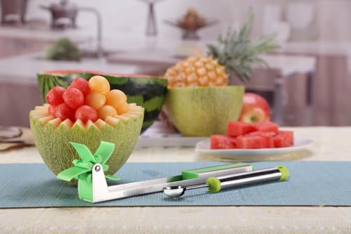 Stainless Steel Watermelon Slicer with Melon Baller