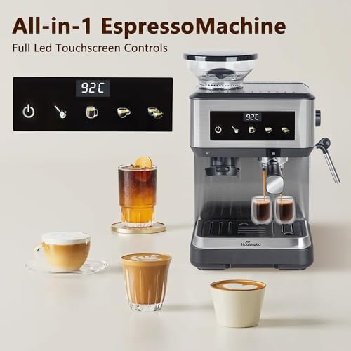 20Bar Espresso Machine with Built-in Grinder