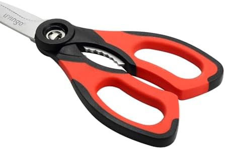 LIVINGO 8.5 Inch Kitchen Shears, Serrated Blade