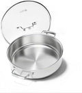 COOKER KING 5Qt Sauté Pan w/Lid, Stainless Steel Braiser, Chicken