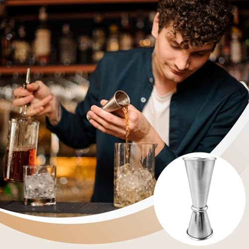 9 Pieces Bartender Measuring Jigger Set, Double-Headed 1 Oz & 2 Oz