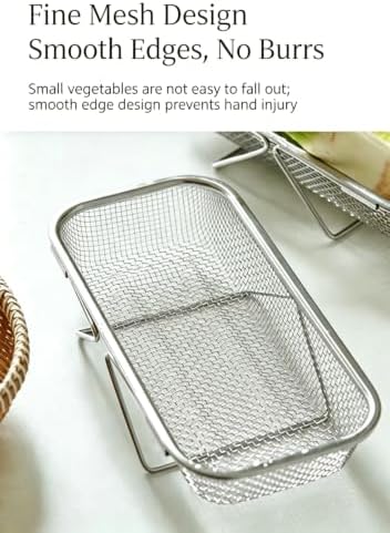 Expandable Stainless Steel Sink Colander Basket, Adjustable Kitchen