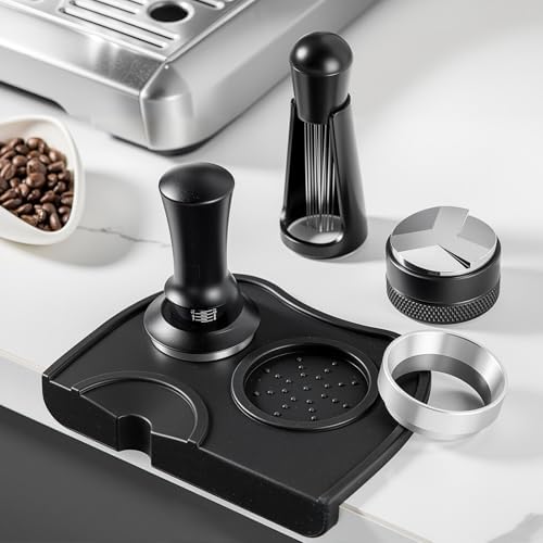 Espresso Accessories Kit – 51mm Espresso Tamper, WDT Tool, Coffee