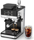 20 Bar Espresso Machine with Grinder and Milk Frother