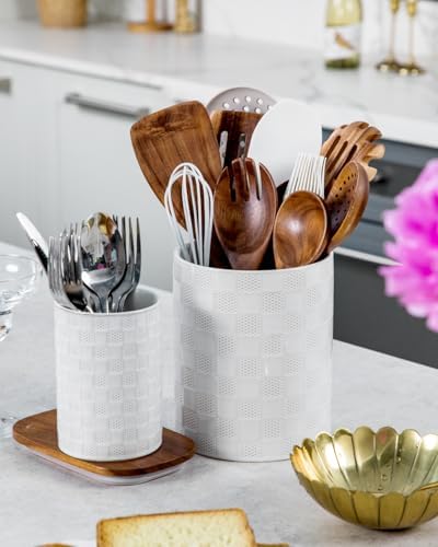 Nucookery Ceramic Utensil Holder, Set of 2