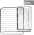 GCQ 2PCS Set Convection Toaster Oven Replacement Tray Rack for