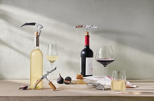Le Creuset Black Walnut Corkscrew Wine Opener