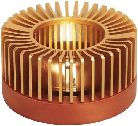 KAYCROWN Teapot Warmer, Aluminum Alloy & Wood Tea Warmer with Tealight