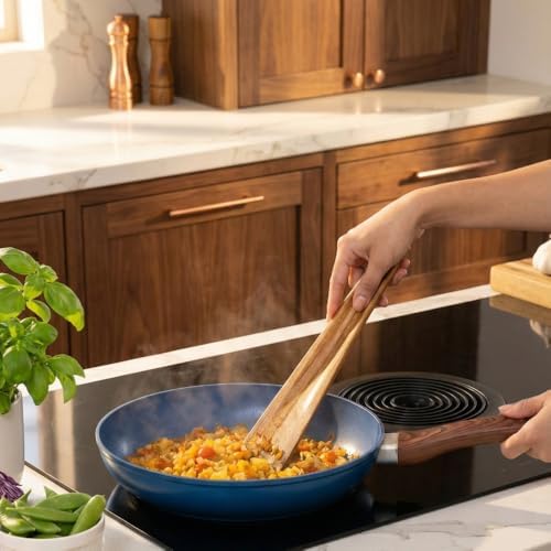 SLATE & ROYCE 2-Piece Acacia Wood Spoon and Spatula Set