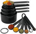 11 Pcs Measuring Cups And Spoons Set - Plastic Nesting For Dry Liquid