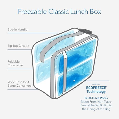 PackIt Freezable Classic Lunch Box, Sea Shark