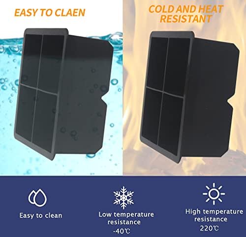 Large Ice Cube Trays Silicone (2.5-Inches) - Giant Cocktail Silicone