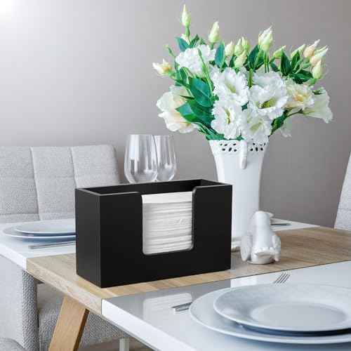 Wooden Paper Towel Dispenser Countertop, Bathroom Guest Towel Holder