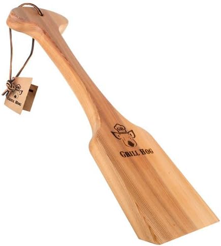 Grill Dog Cedar Hog BBQ Grill Brush Scraper, Full Size