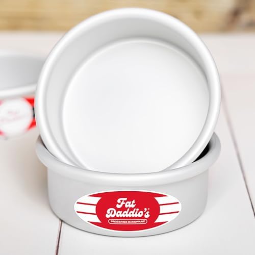 Fat Daddio's Anodized Aluminum Round Cake Pans, 2 Piece Set