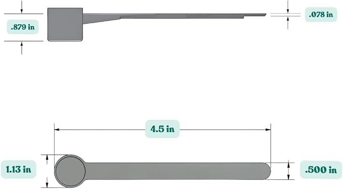13 mL Long Handle Plastic Measuring Spoon - Image 2