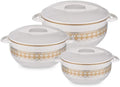 T TABAKH Celebrity King 3-Piece Stainless Steel Casserole Set