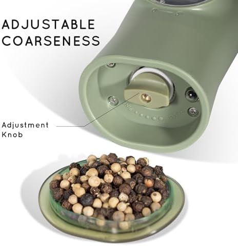 Flendy Gravity Electric Salt and Pepper Grinder Set