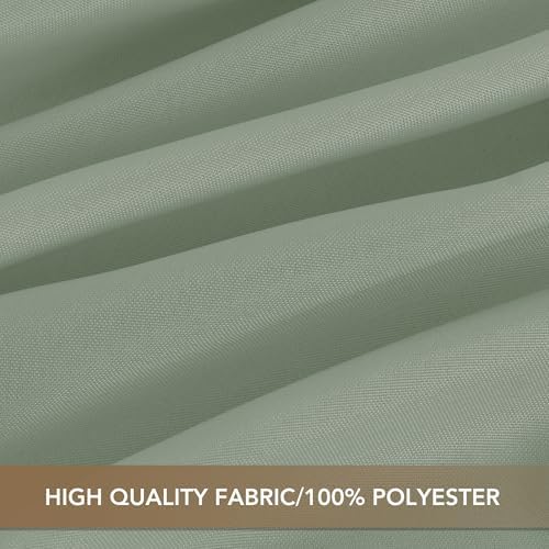 sancua Square Tablecloths 54x54 Inch Sage Green Fabric Table Cloth
