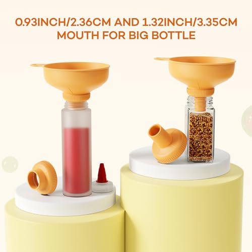 Pisol Wide Mouth Versatile Funnel, Canning Funnels for Kitchen Use