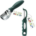 Spring Chef Professional Ice Cream Scoop & Stainless Steel Swivel