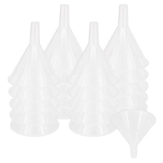 zmybcpack 20 Pack Multi-Purpose Plastic Funnels by zmybcpack