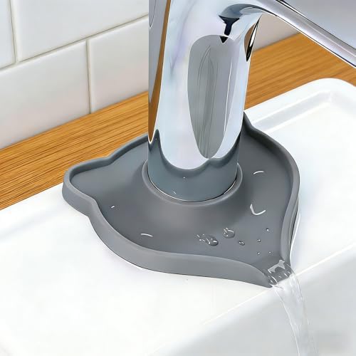 Compact Silicone Kitchen Sink Faucet Splash Proof Mat, Tap Water