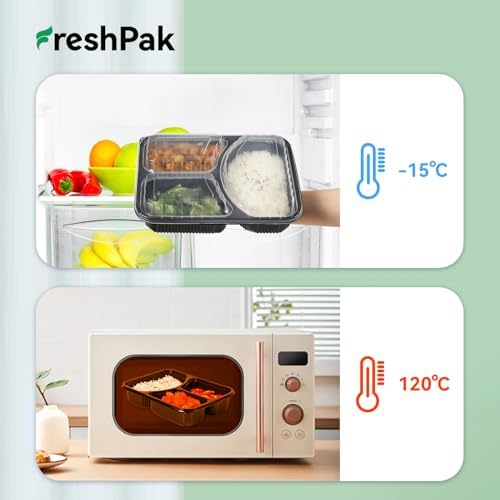 40 Pack 38oz Meal Prep Containers - Shrink Wrap Ready To Use