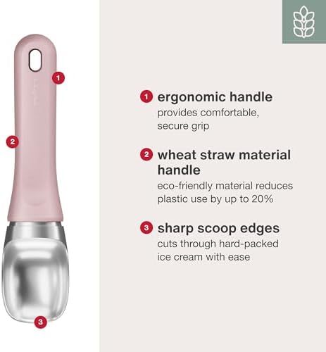 Zyliss Ice Cream Scoop - Stainless Steel Ice Cream Scoop
