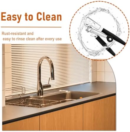 Commercial Can Opener Heavy Duty, Hand Crank for Big Can.