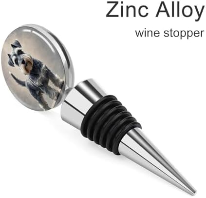 Schnauzer Wine Stoppers for Wine Bottles Vacuum Wine Bottle Stopper
