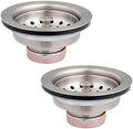 Artiwell 2-Pack Kitchen Sink Basket Strainer and Stopper, 3-1/2”