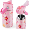 Kids Water Bottle for School 12 oz,Insulated Stainless Steel Water