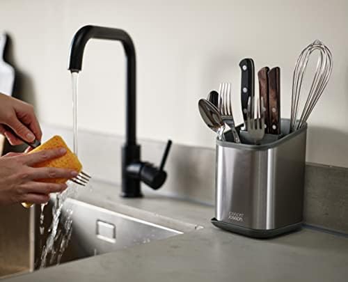 Joseph Joseph Duo Stainless Steel Silverware Flatware Drainer, Kitchen