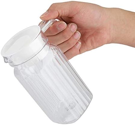 Transparent Juice Bottle Striped Great for Homemade Juice Cold Tea or