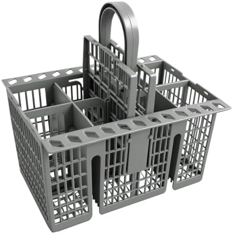 Dishwasher Cutlery Basket, Universal Replacement Cutlery Holder with