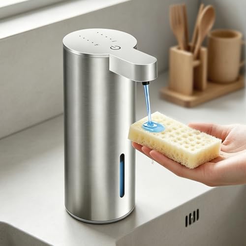 Touchless Automatic Liquid Soap Dispenser, Stainless Steel