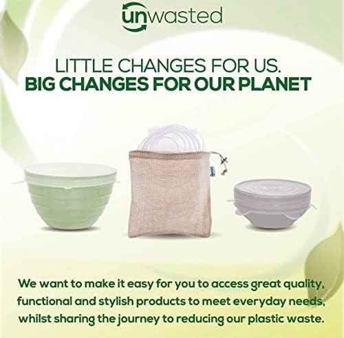 unwasted Small Reusable Silicone Food Container Lids