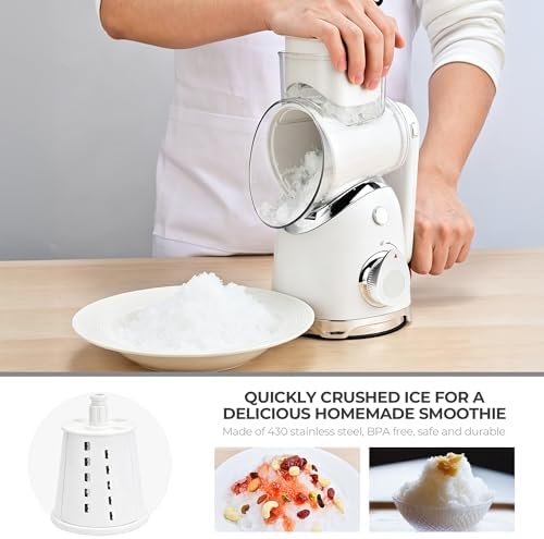 SUSTEAS Rotary Cheese Grater Hand Crank, Kitchen Shredder Vegetable