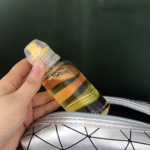 4pcs Mini Honey Squeeze Bottle Refillable Condiment Container