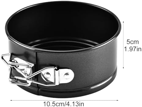 4 Inch Springform Pans Set of 4, Mini Cheesecake Pans with Removable