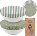 Britimes Beeswax Bowl Covers, 2 Pack, Sage Green
