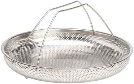 Goodful All-In-One Pan Steamer Basket, Premium Stainless Steel Construction, Dishwasher Safe, Perfect for Steaming Vegetables, Full Handle for Easy Use