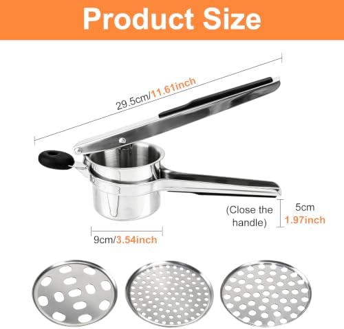 Potato Ricer Potato Masher Spaetzle Maker Potato Press for Kitchen