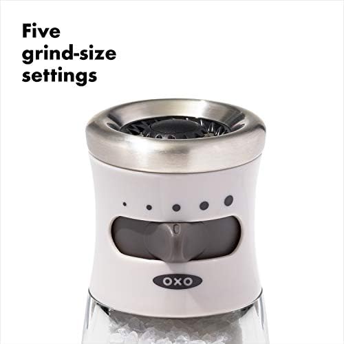 OXO Good Grips Contoured Salt Grinder, Adjustable Ceramic Mill