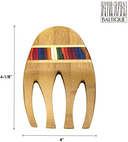 Totally Bamboo Baltique Marrakesh Collection Salad Hands Serving
