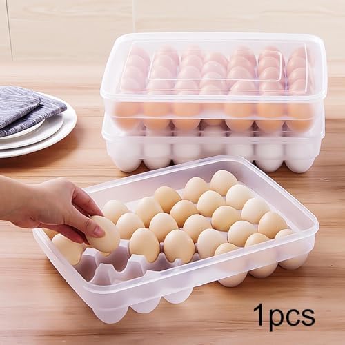 Yajuyi Egg Container Egg Holder Lightweight Egg Dispenser Storage Box