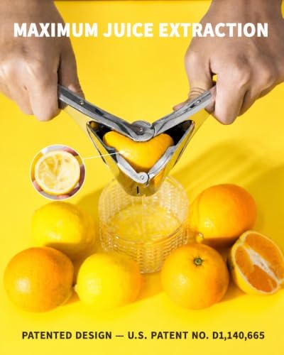 Lemon Squeezer, Stainless Steel Manual Juicer