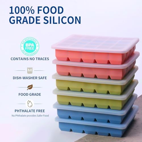 1 Tbsp Silicone Freezer Molds - Perfect for Storing Garlic, Herbs