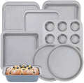 Vinino 9-Piece Baking Pans Set, Nonstick Carbon Steel Bakeware Sets
